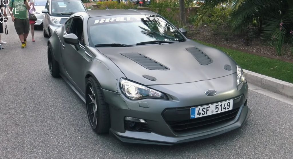  Ferraris Beware: Someone Stuffed A 580 PS V8 Into This Subaru BRZ