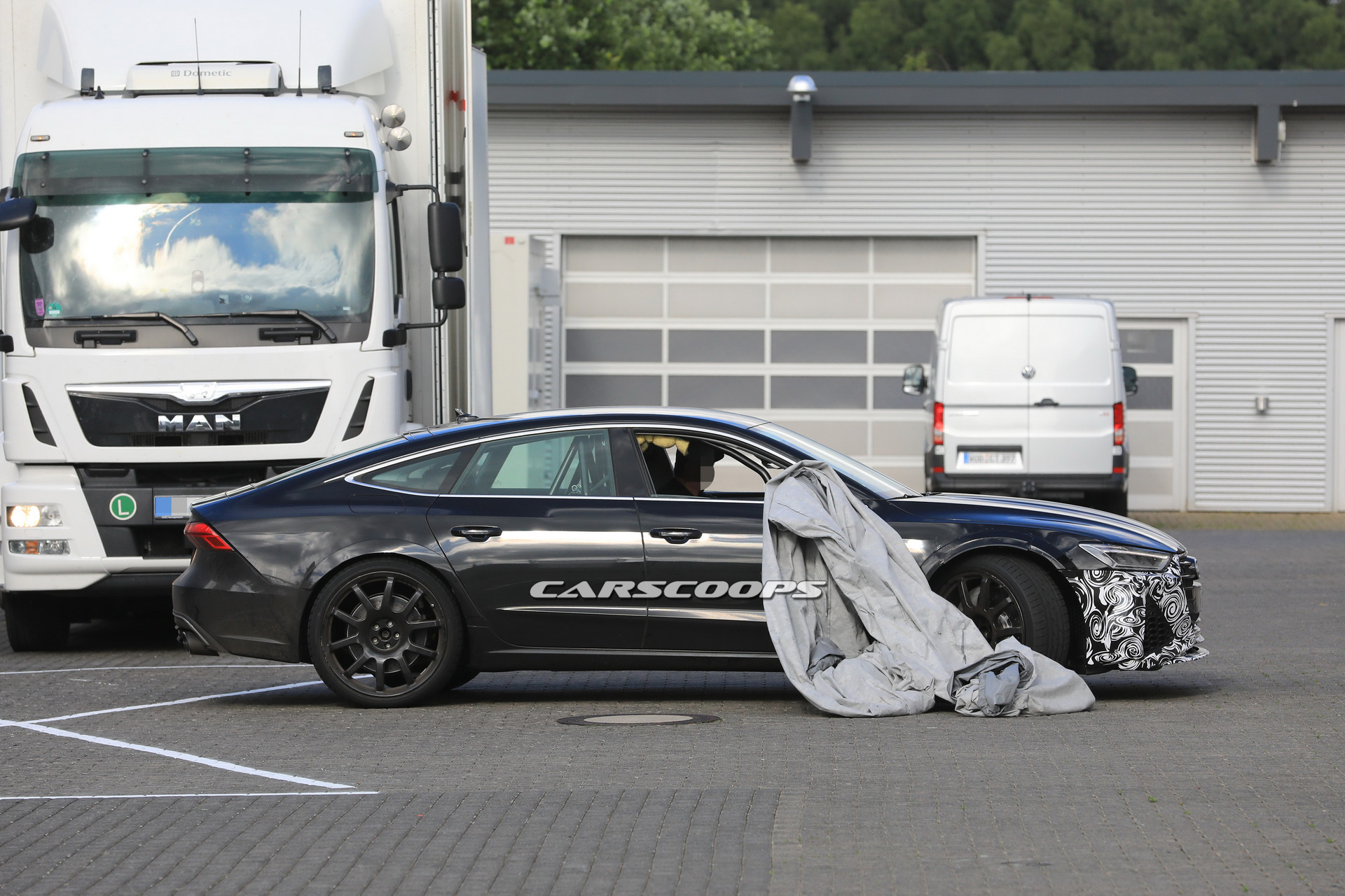 2019-AudiRS7-11 2020 Audi RS7 With Production Bodywork Drops Covers, Attacks ‘Ring At Full Speed
