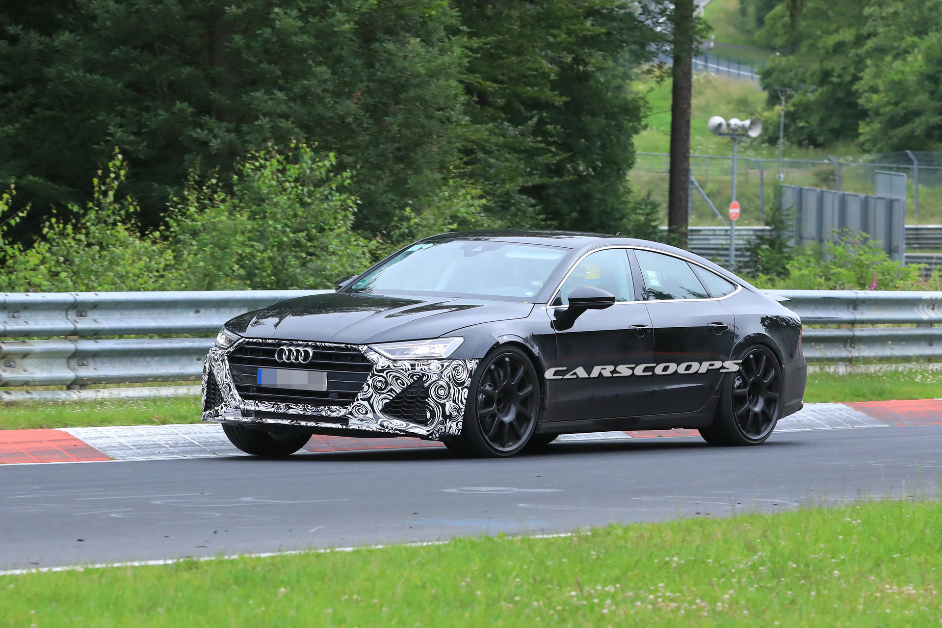 2019-AudiRS7-22 2020 Audi RS7 With Production Bodywork Drops Covers, Attacks ‘Ring At Full Speed