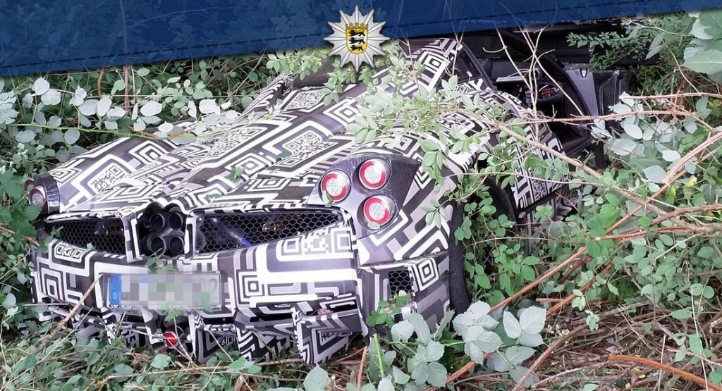 Test Driver Crashes Pagani Huayra Prototype In Germany