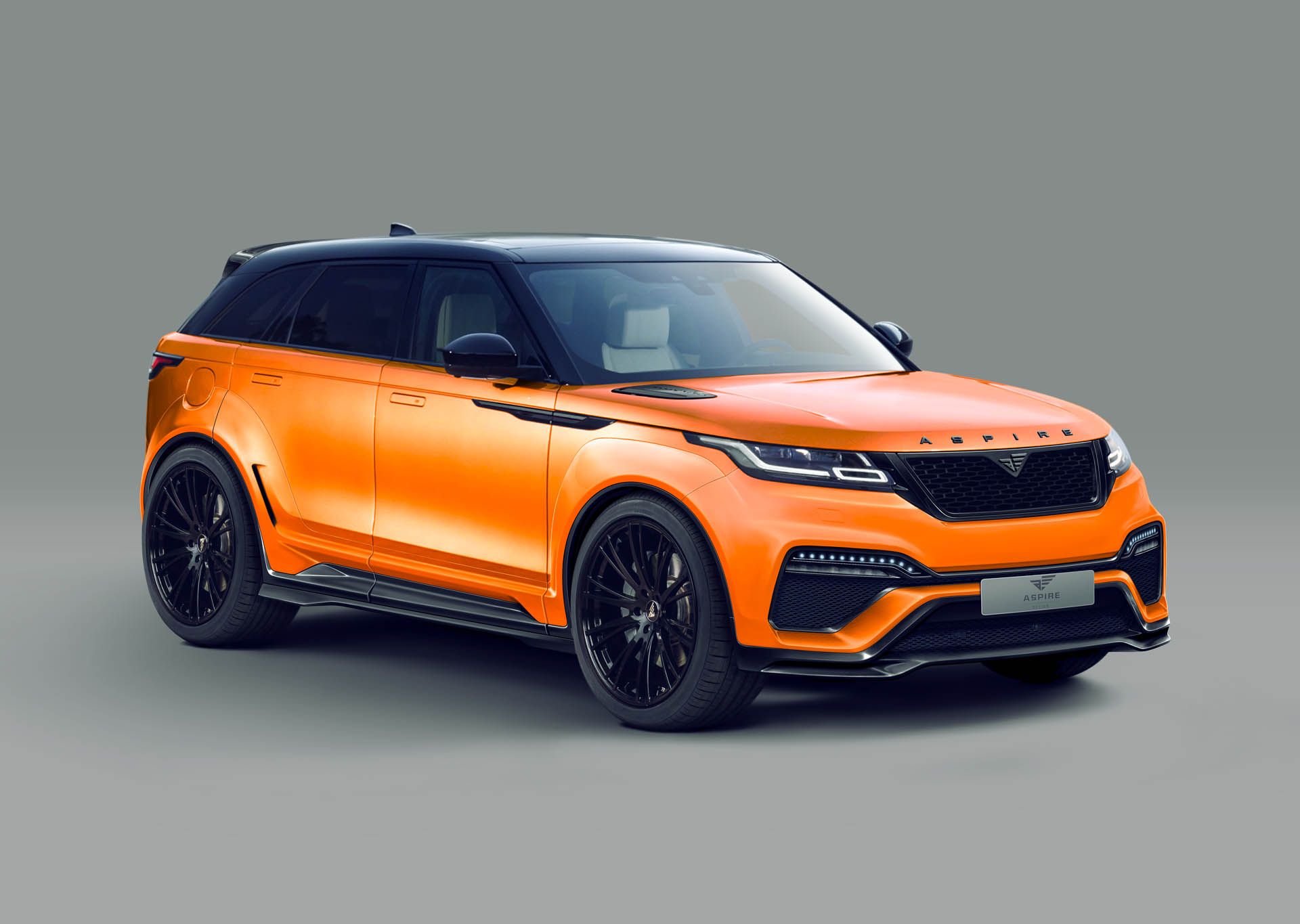 Aspire-Velar-2018-Front-Orange copy Aspire Design Gives The Range Rover Velar A Wider Stance