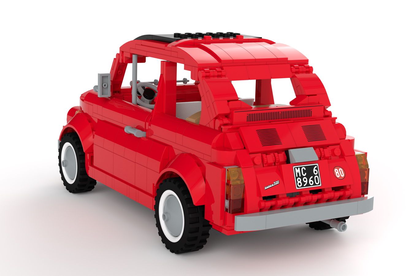 fiat-500-original-lego-2 Classic Fiat 500 Is Just Begging To Be Officially Released By Lego