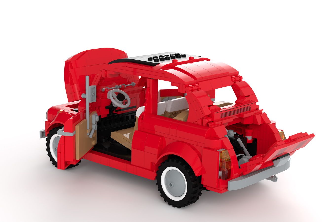 fiat-500-original-lego-4 Classic Fiat 500 Is Just Begging To Be Officially Released By Lego