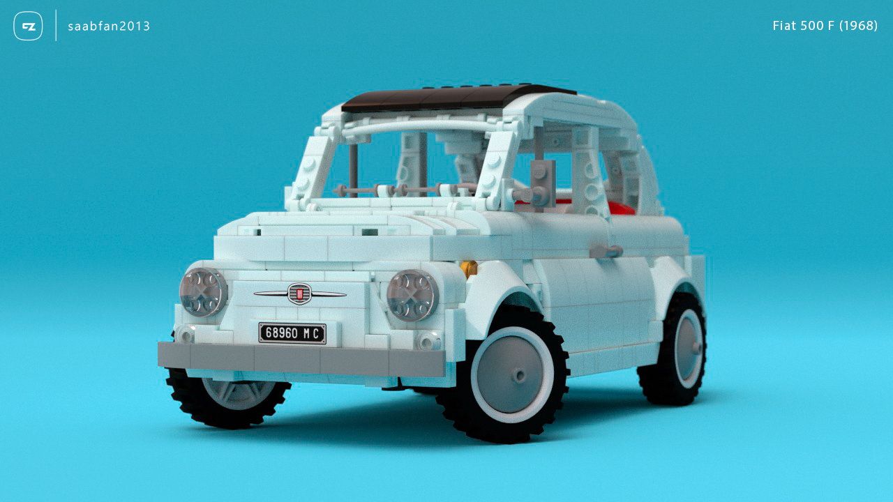 fiat-500-original-lego-6 Classic Fiat 500 Is Just Begging To Be Officially Released By Lego