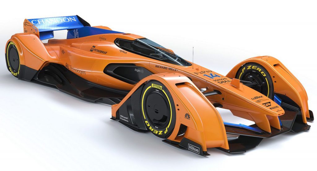 McLaren X2 Is Woking’s Orange Vision For The Future Of Formula One