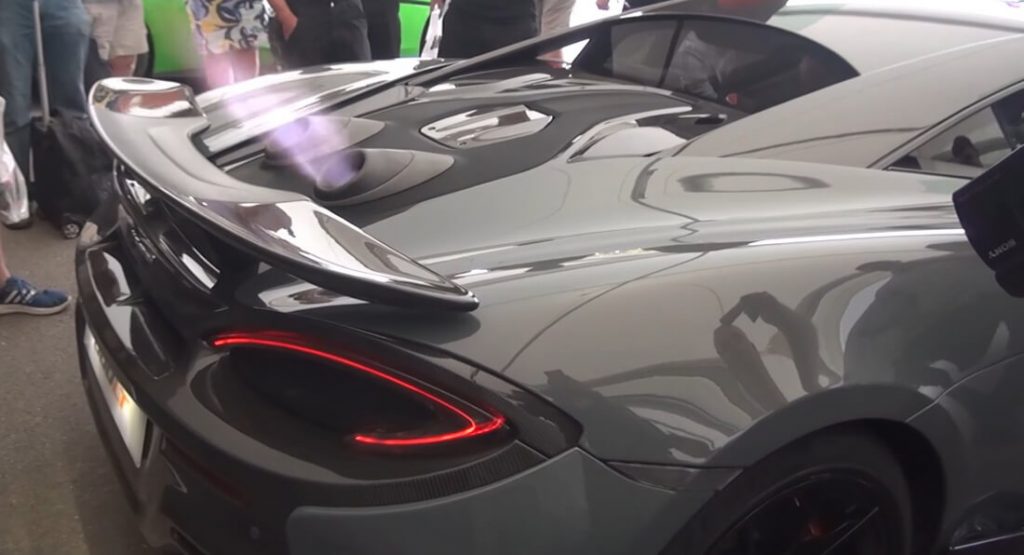 McLaren 600LT Puts On A Flame-Spitting Show At Goodwood