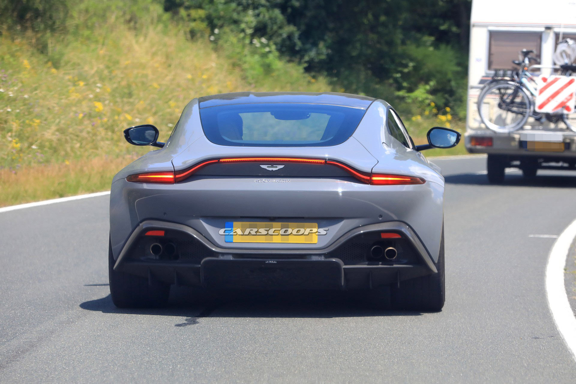 Aston-Martin-Vantage-S-12 Aston Martin Vantage S Spied With Beefier Brakes And A Four-Tailpipe Exhaust