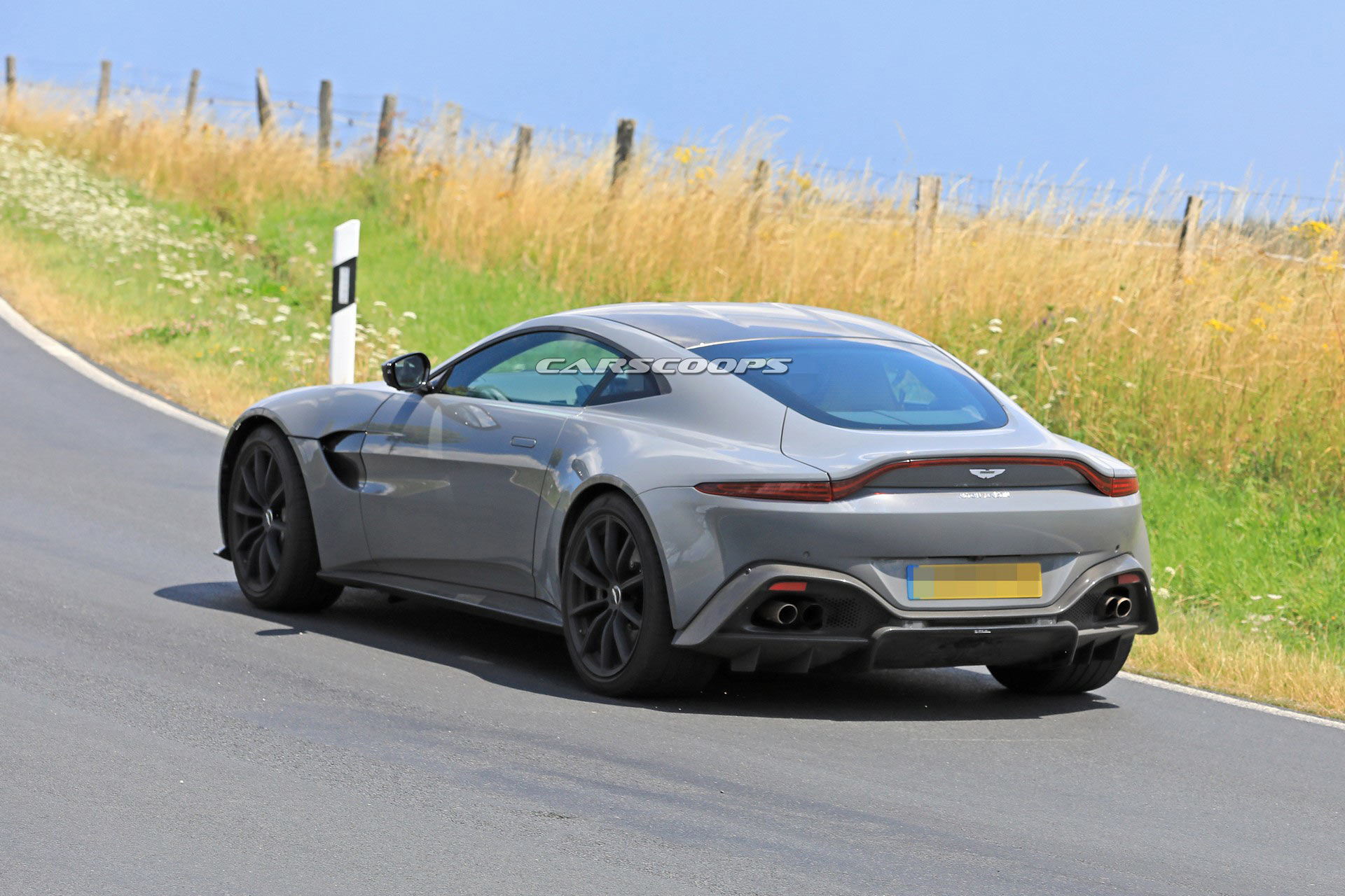 Aston-Martin-Vantage-S-10 Aston Martin Vantage S Spied With Beefier Brakes And A Four-Tailpipe Exhaust