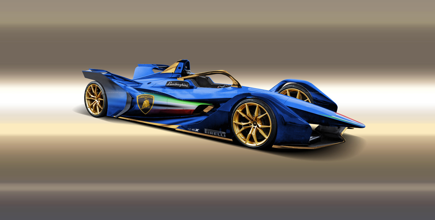 lamborghini-formula-e-rendering What If Exotic Automakers Entered Formula E?