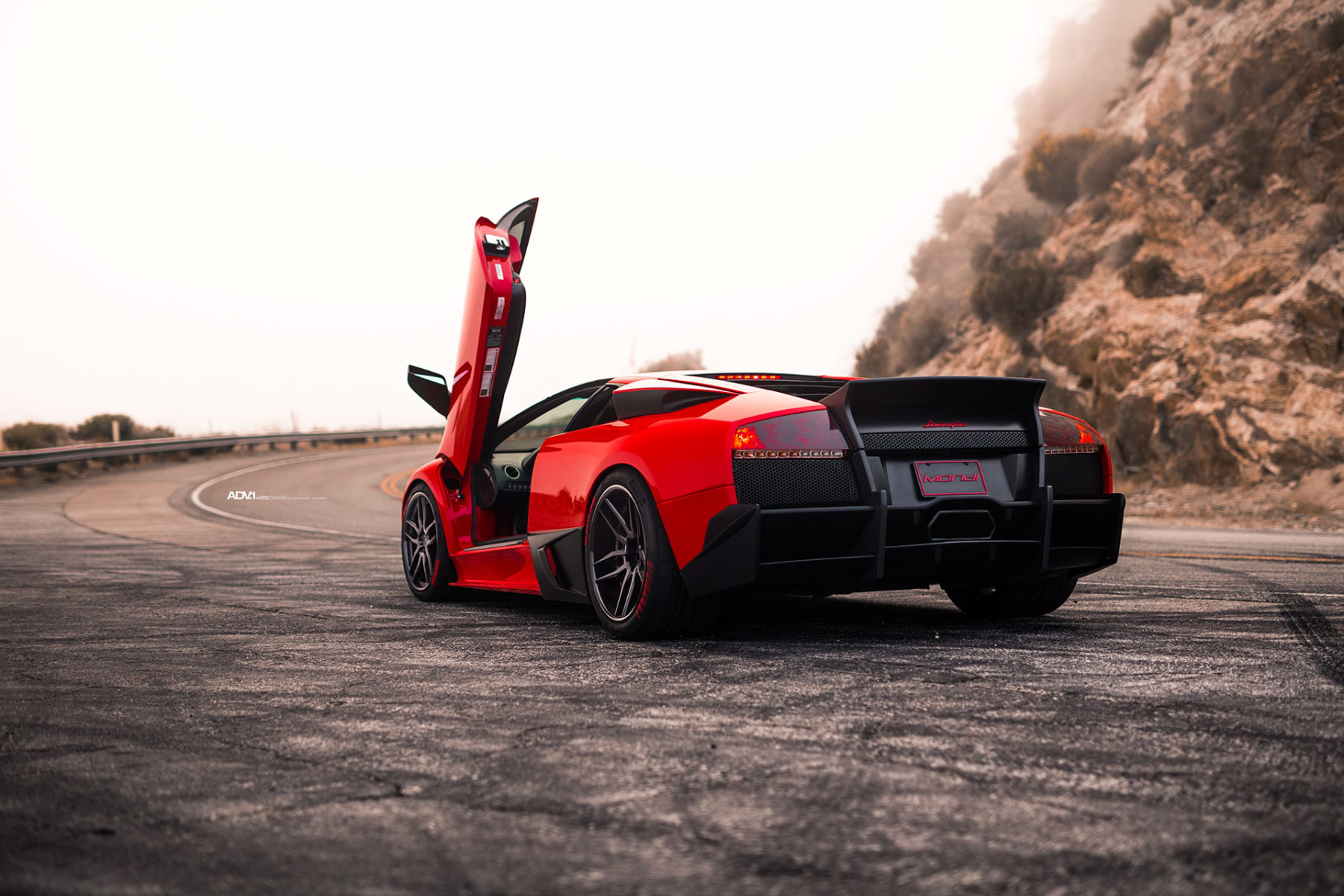 rwd-lamborghini-murcielago-adv-wheels-4 Rear-Wheel Drive Lamborghini Murcielago Lights Up Its Tires With Ease