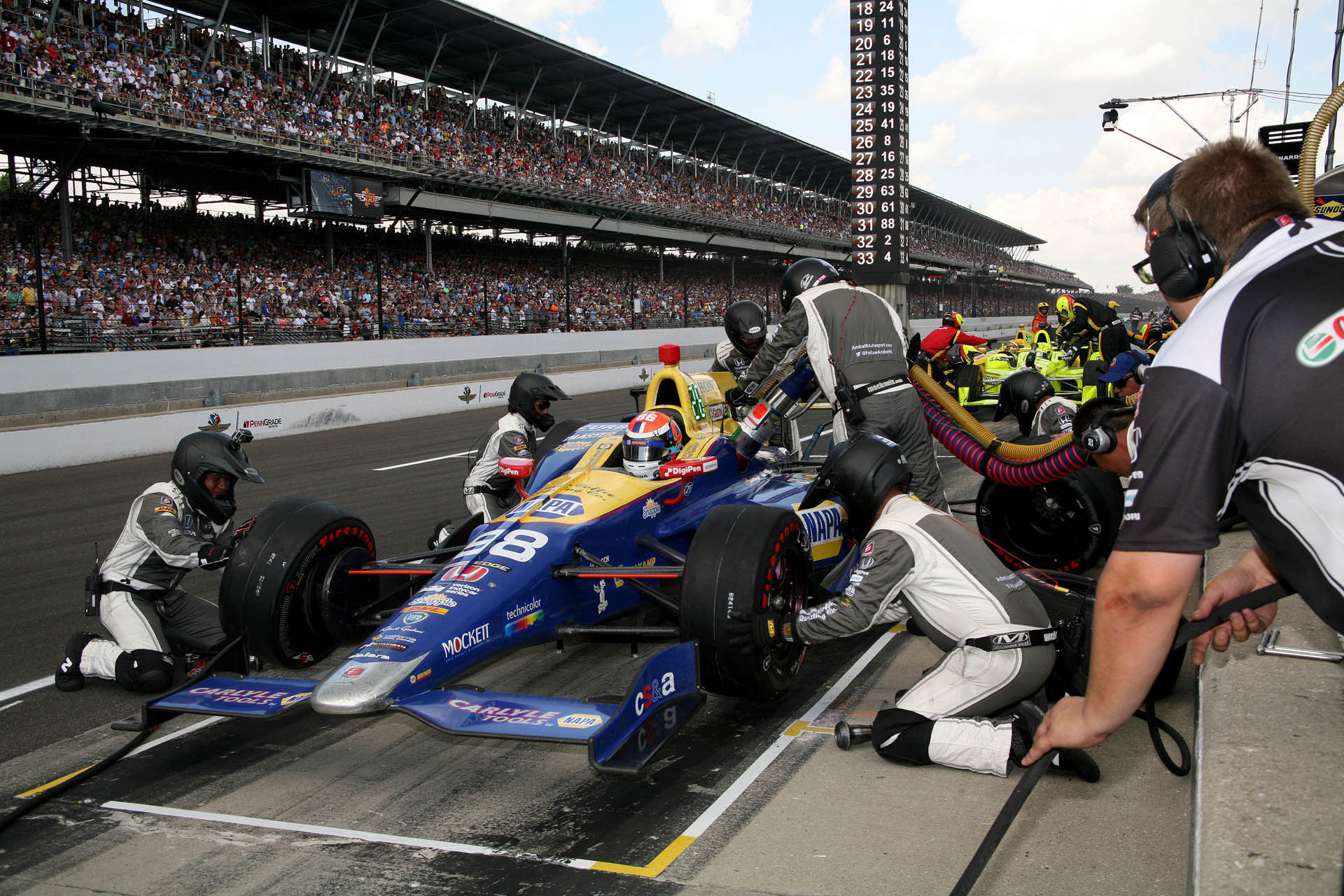 Indy Rookie Rossi Grabs Gold as Honda Takes Top Two in 100th Run 100th Indianapolis 500-Winning Car Looking For A New Home