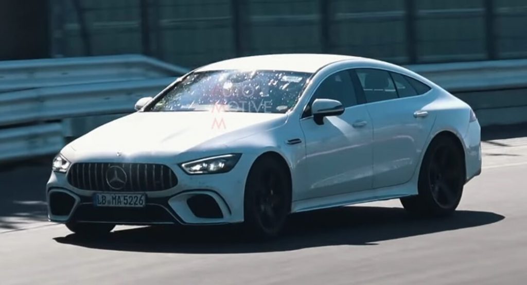  Mercedes-AMG GT 4 Coupe Makes Sweet V8 Music While Testing At The Track