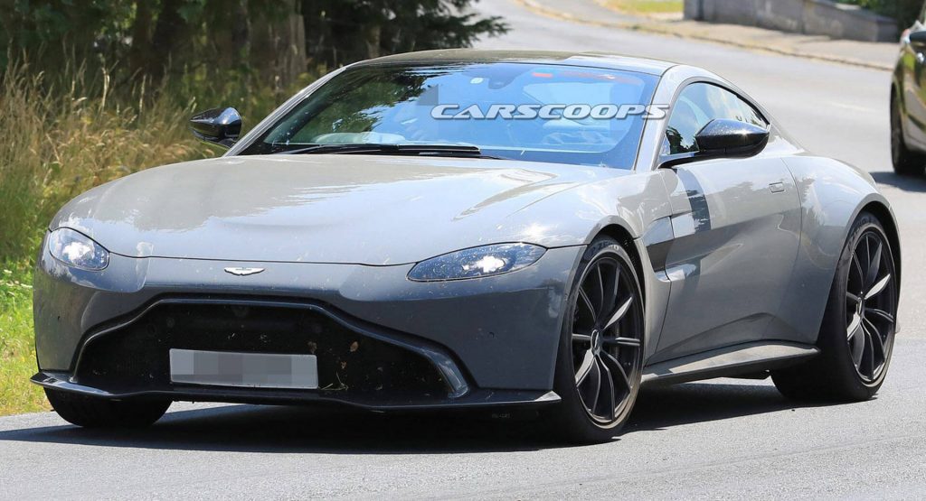 Aston Martin Vantage S Spied With Beefier Brakes And A Four-Tailpipe Exhaust