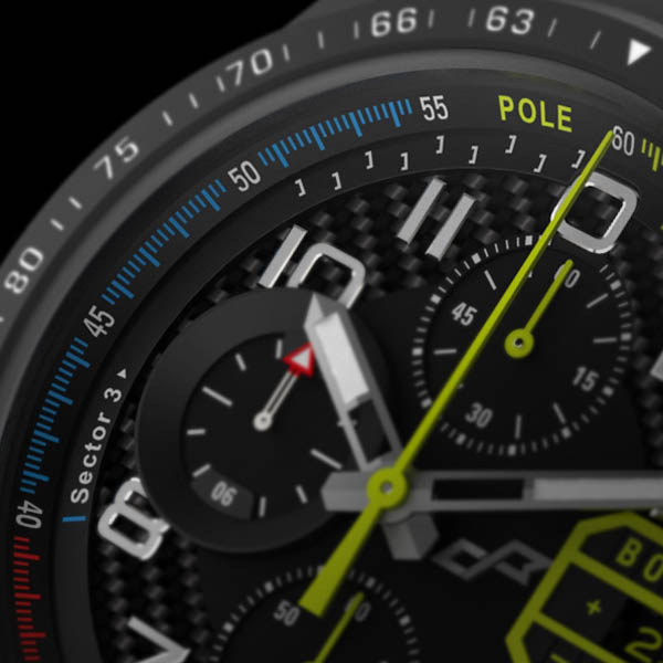 pacemasters-paddock-chronograph-pole_position_zone_close_up PaceMasters Paddock Chronograph Puts An F1 Pit Board On Your Wrist