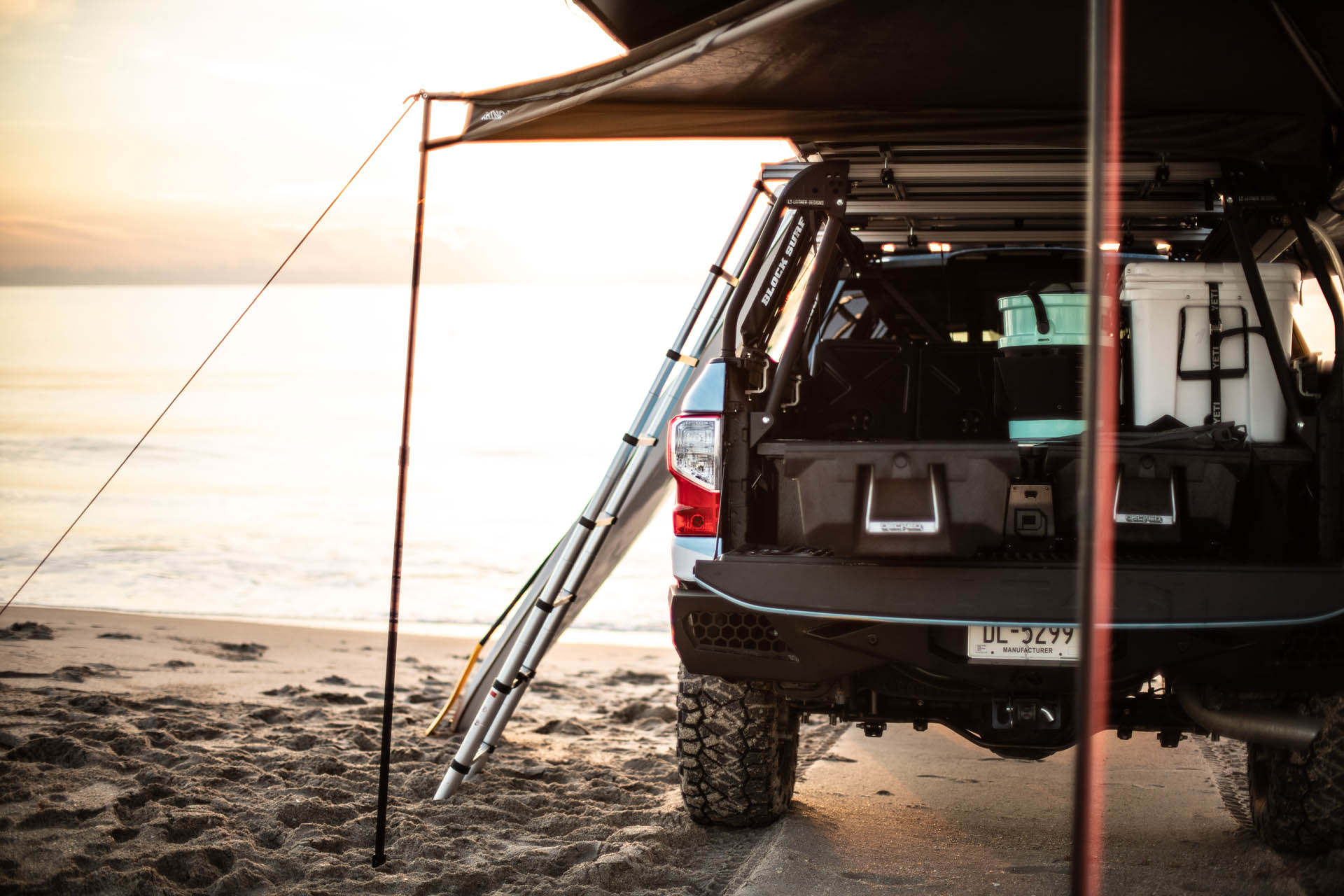 Nissan TITAN XD flexes its beach body as TITAN Surfcamp Nissan Titan Surfcamp Show Truck Heads For The Shore