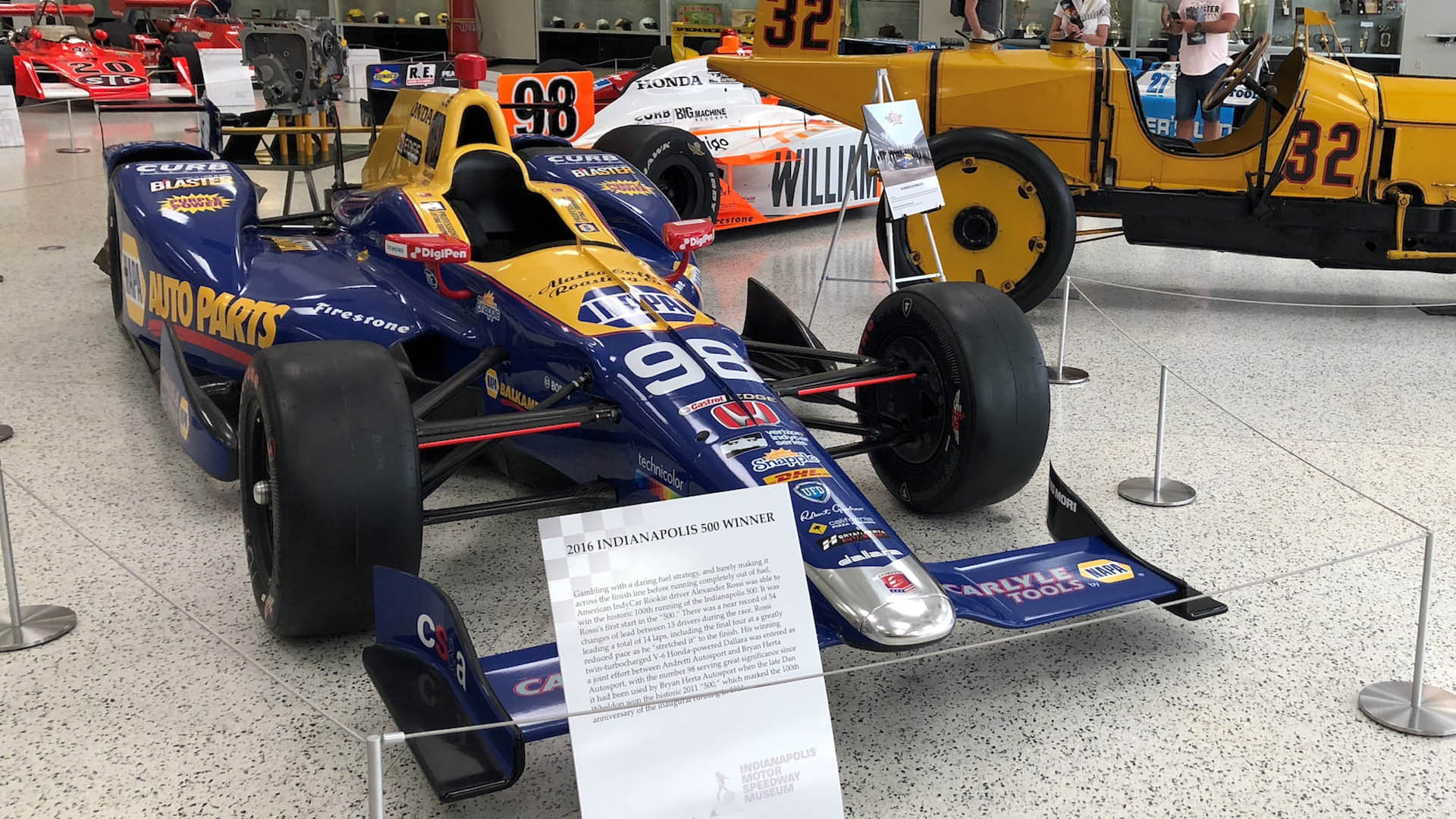 alex-rossi-dallara-honda-dw12-auction-10 100th Indianapolis 500-Winning Car Looking For A New Home