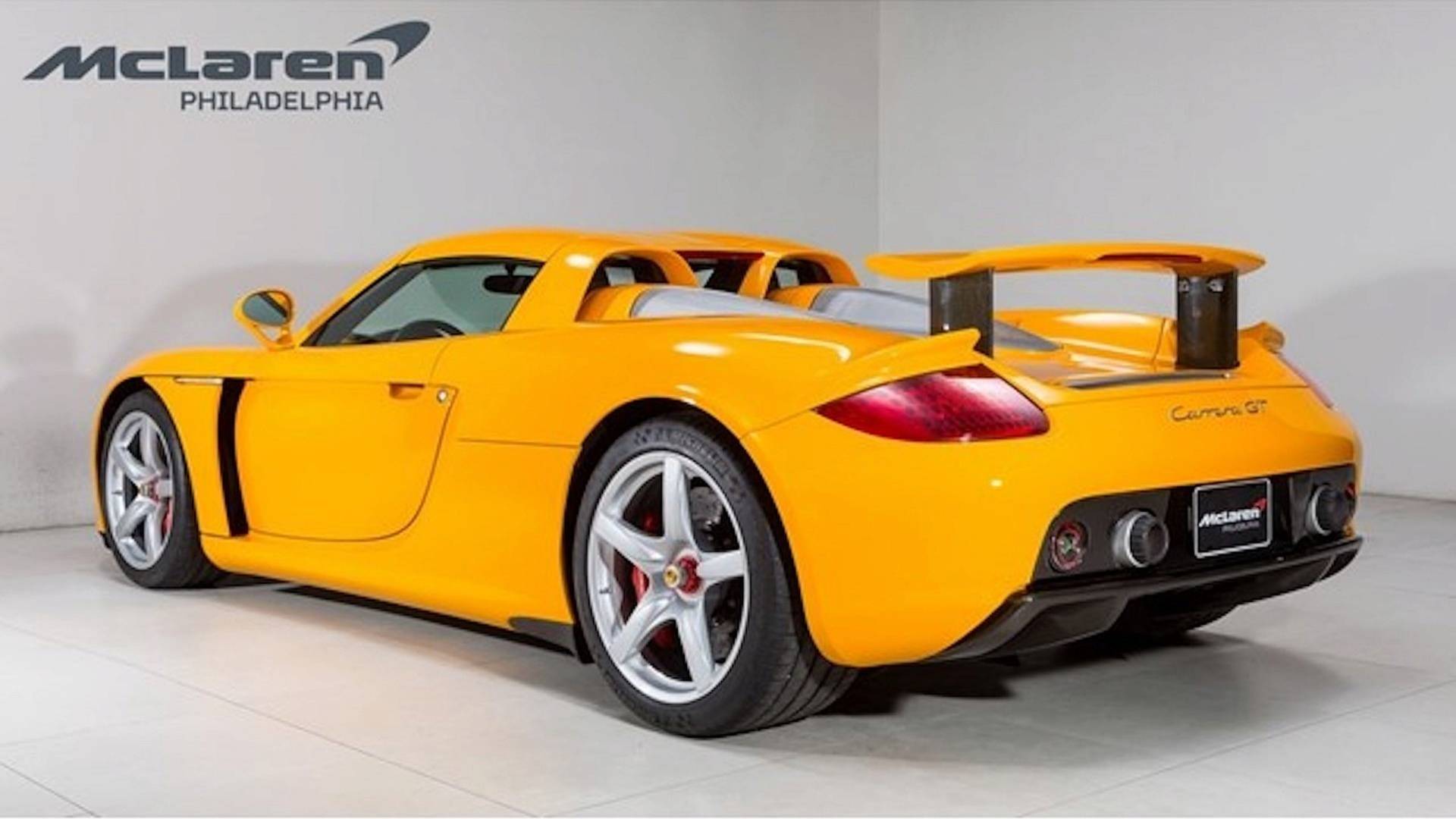 Signal-Yellow-Porsche-Carrera-GT-5 Yellow Porsche Carrera GT Will Have You Running For The Bank