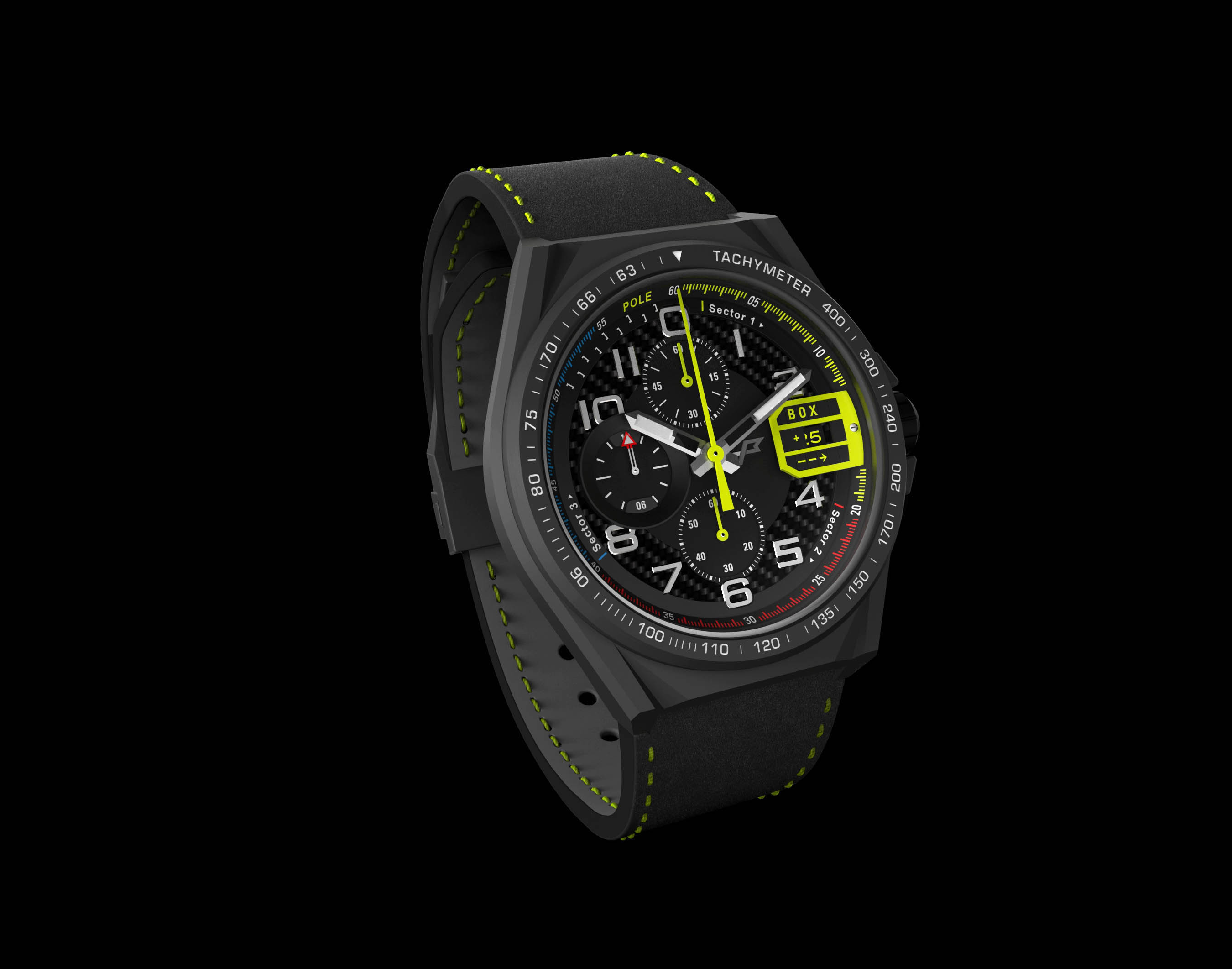pacemasters-paddock-chronograph-grey_left PaceMasters Paddock Chronograph Puts An F1 Pit Board On Your Wrist