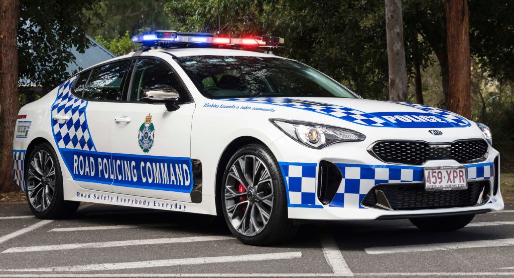  Turns Out The Kia Stinger Makes A Good Police Cruiser