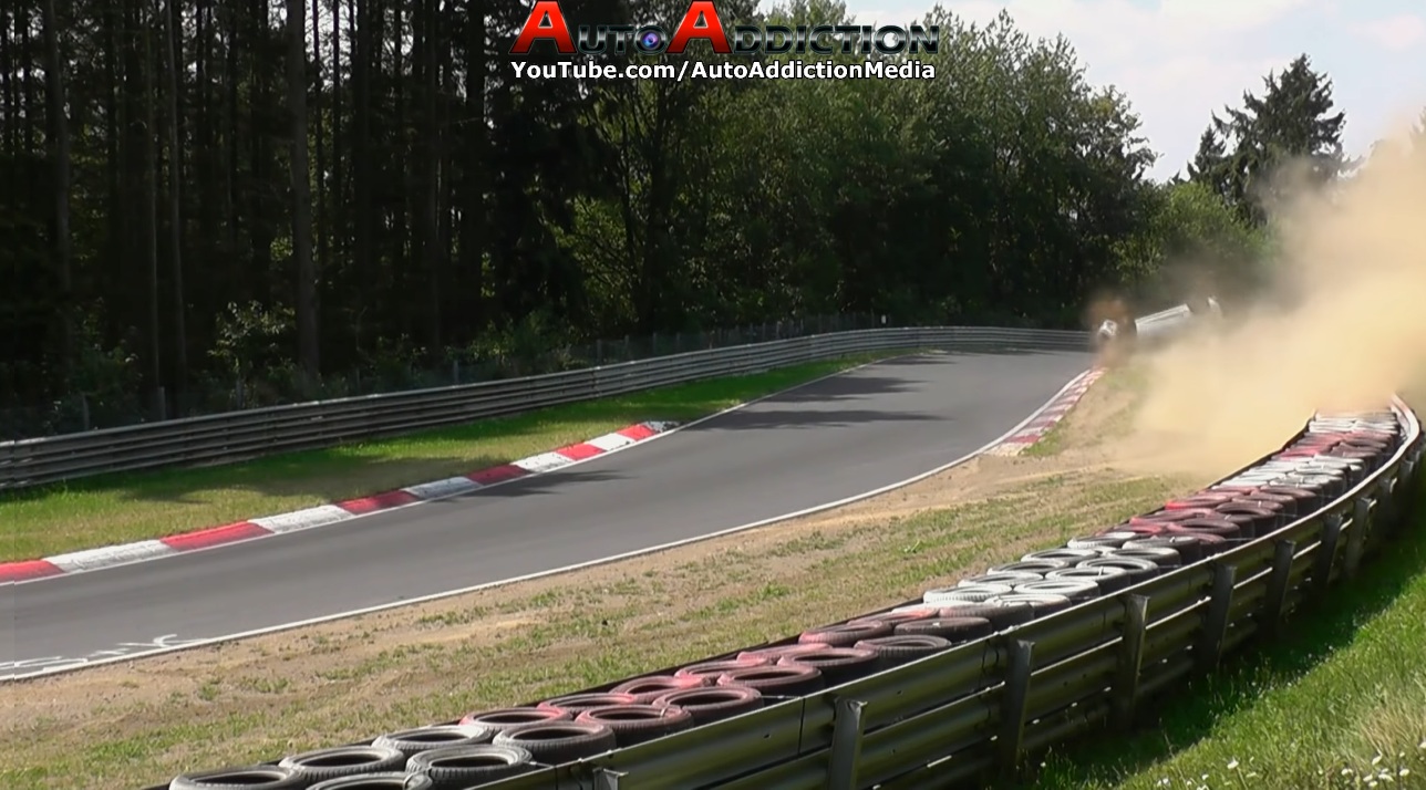 vw-scirocco-nurburgring-crash-3 Volkswagen Scirocco Rolls Thrice In Brutal Nurburgring Crash