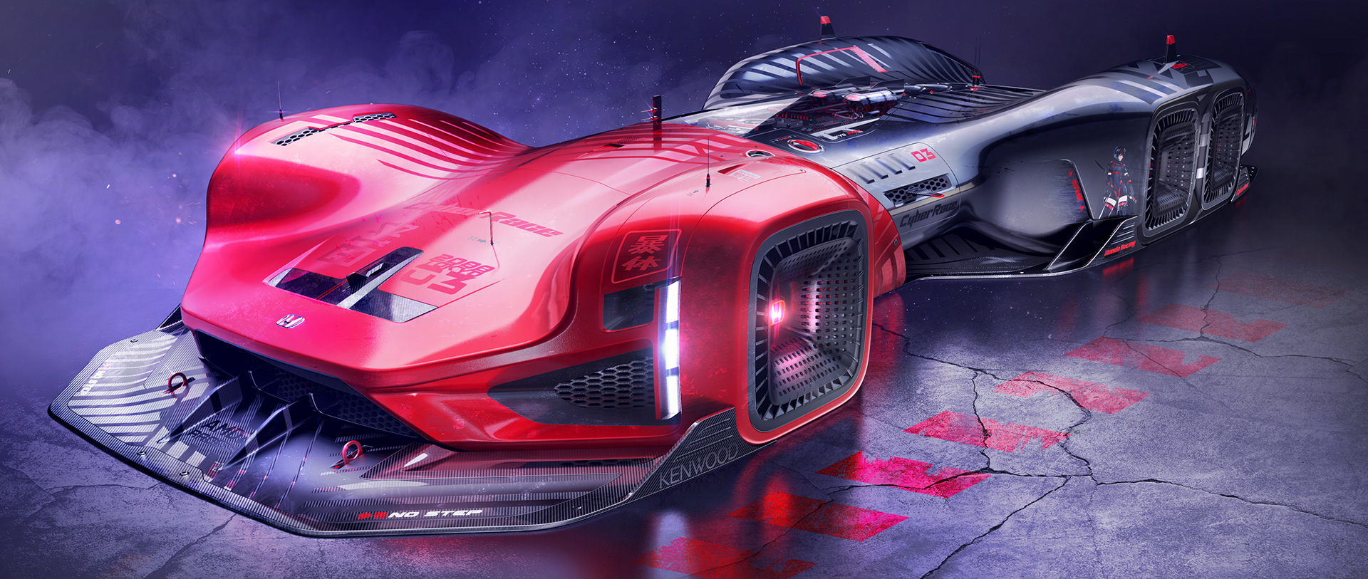 Honda-CyberRace-7 Your Brain Won’t Be Able To Comprehend The 2088 Honda CyberRace Concept