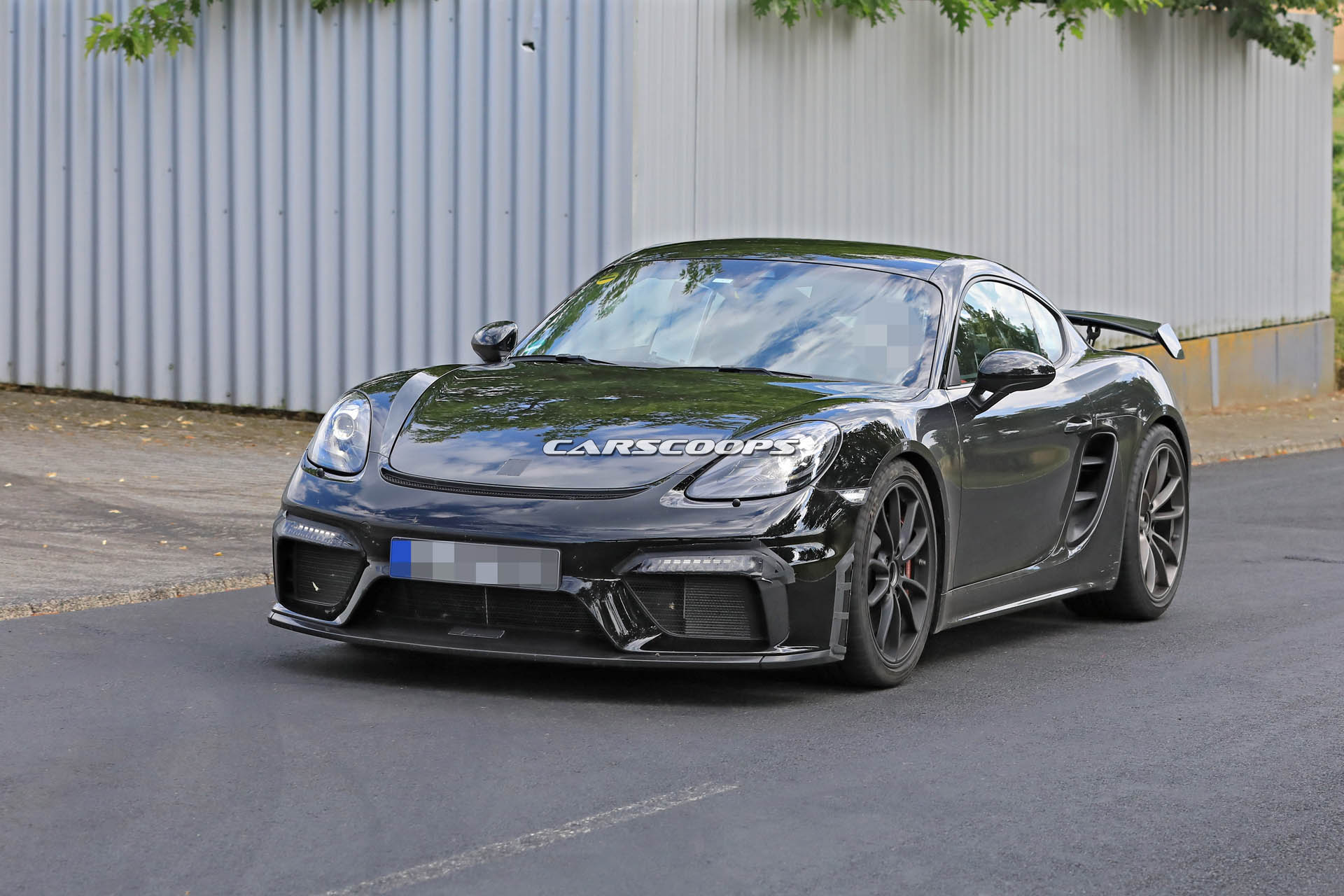 porsche-718-cayman-gt4-wing-scoop-02 2019 Porsche Cayman GT4 Is The Six-Pot 718 That Purists Have Been Waiting For (Updated)