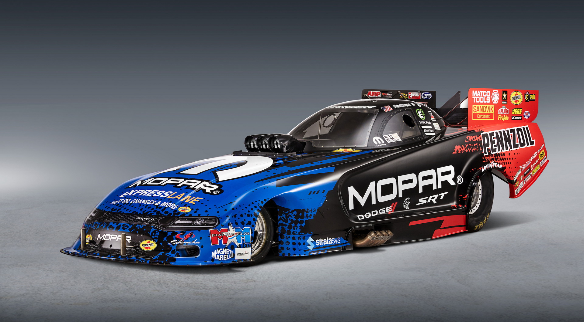 mopar-srt-charger-hellcat-funny-car-4 No Kidding: 2019 Mopar Dodge Charger SRT Hellcat Inspires New Mopar Funny Car