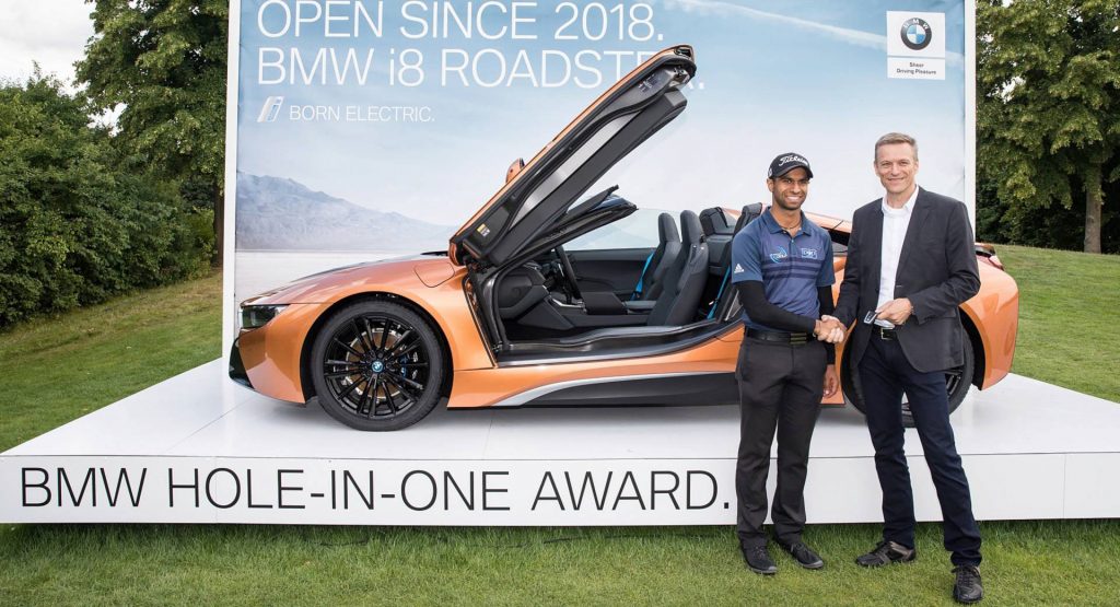  Pro Golfer Wins BMW i8 Roadster After Scoring Hole-In-One