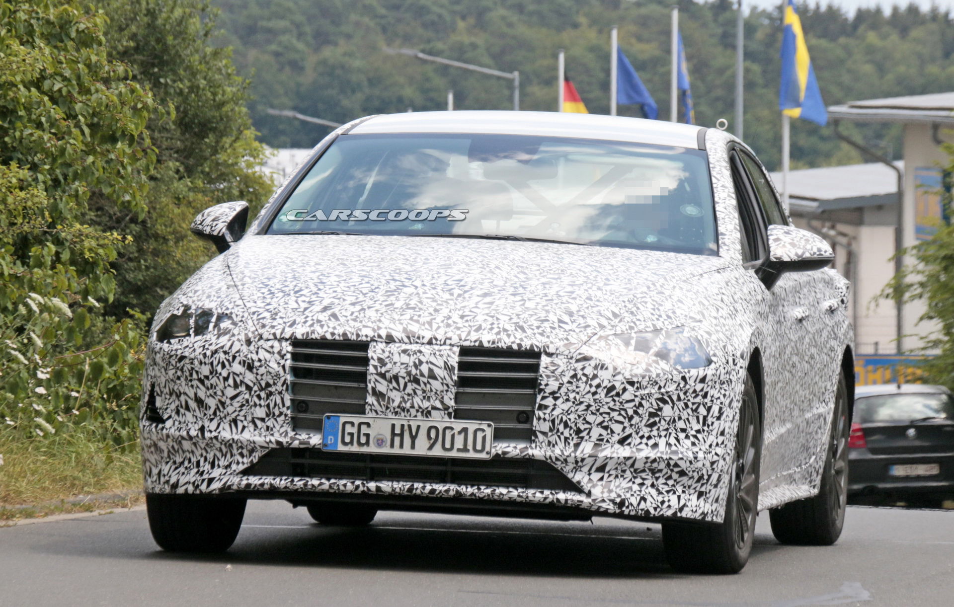 hyundai-sonata-i40-spy-first-time-4 All-New 2019 Hyundai i40 Spied With Sharper Looks, Could Preview Next Sonata Too