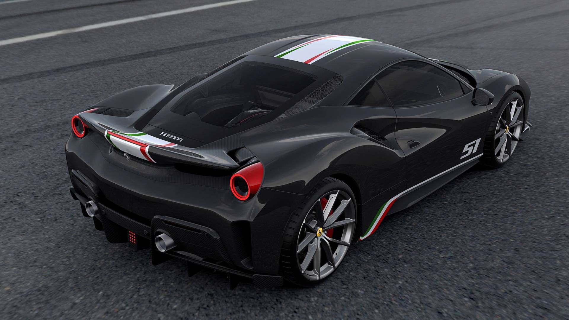 ferrari-488-pista-piloti-ferrari-nero-daytona-2 Ferrari’s 488 Pista Piloti Ferrari Edition Comes In Colors Other Than ‘Resale Red’