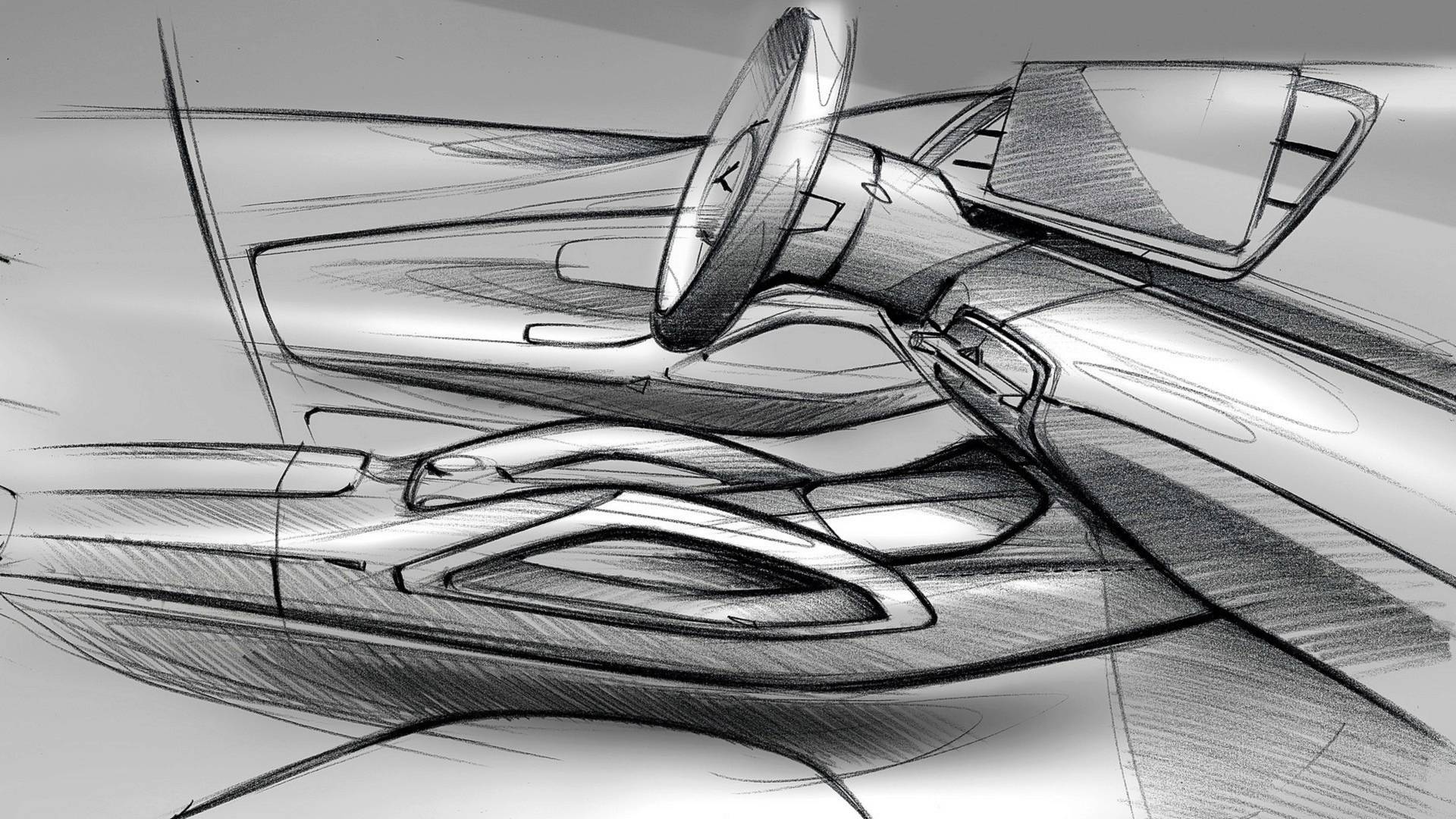 Mercedes-Benz-GLE-Interior-4 Sketches Reveal Sleek Interior Of 2019 Mercedes-Benz GLE