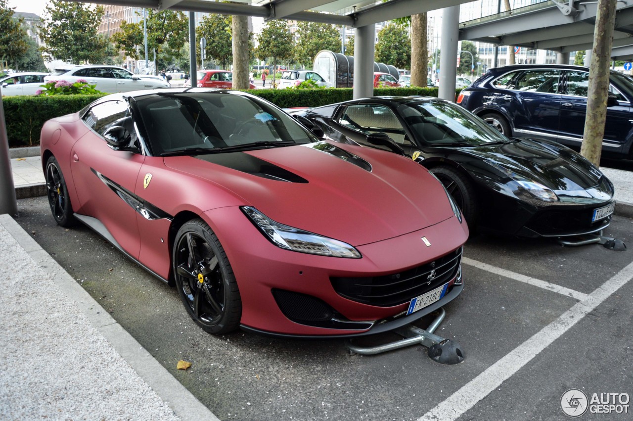 ferrari-portofino-matte-red-milano-1 Ferrari Portofino Spotted With Matte Red-Black Dual Tone Exterior
