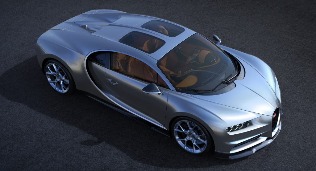  Bugatti Chiron’s New Glass Roof Option Is One Expensive Way To Look At The Sky Above