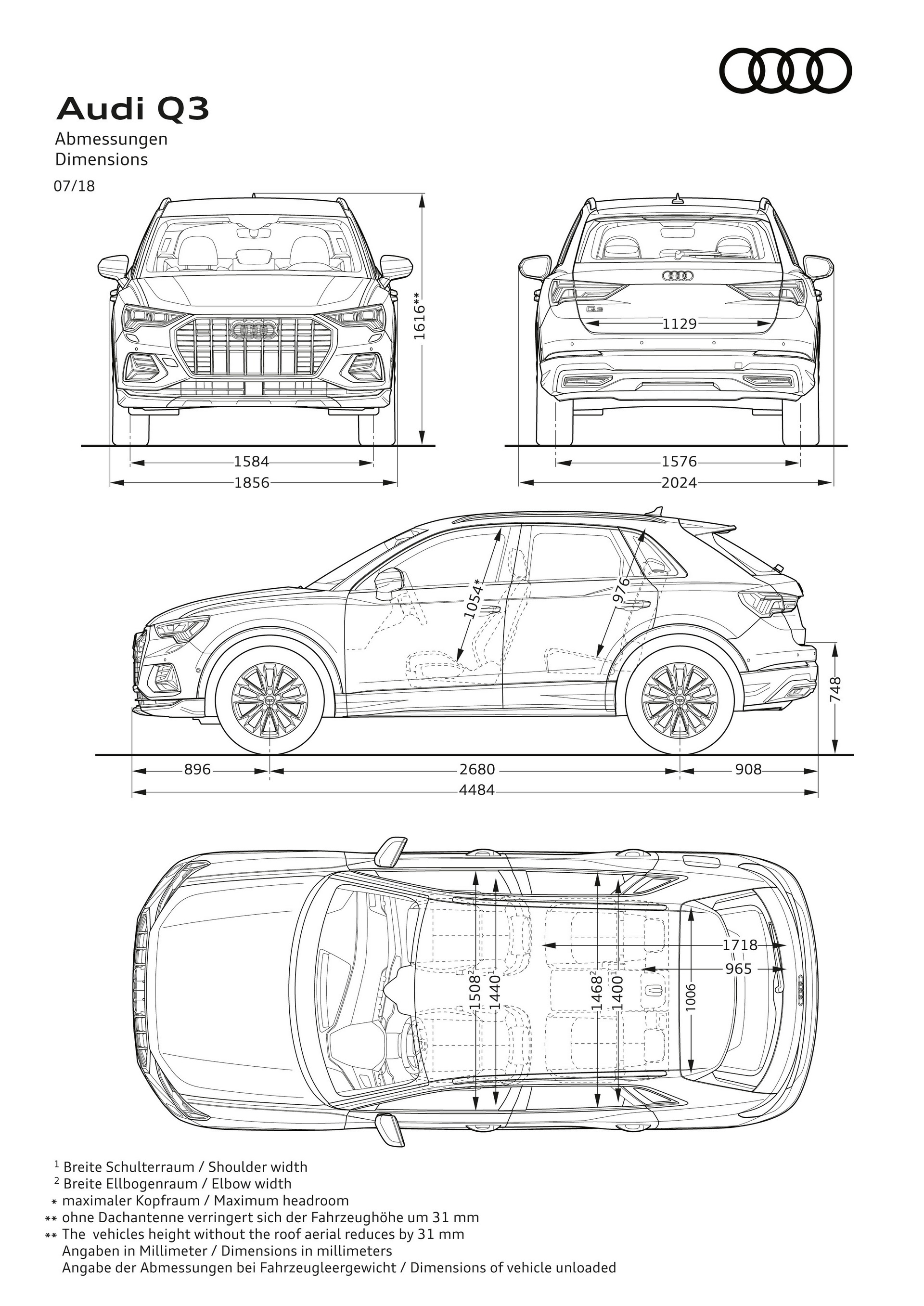 2019-Audi-Q3-32 2019 Audi Q3 Revealed: New Small Luxury SUV Grows And Embraces Its Sporty Side