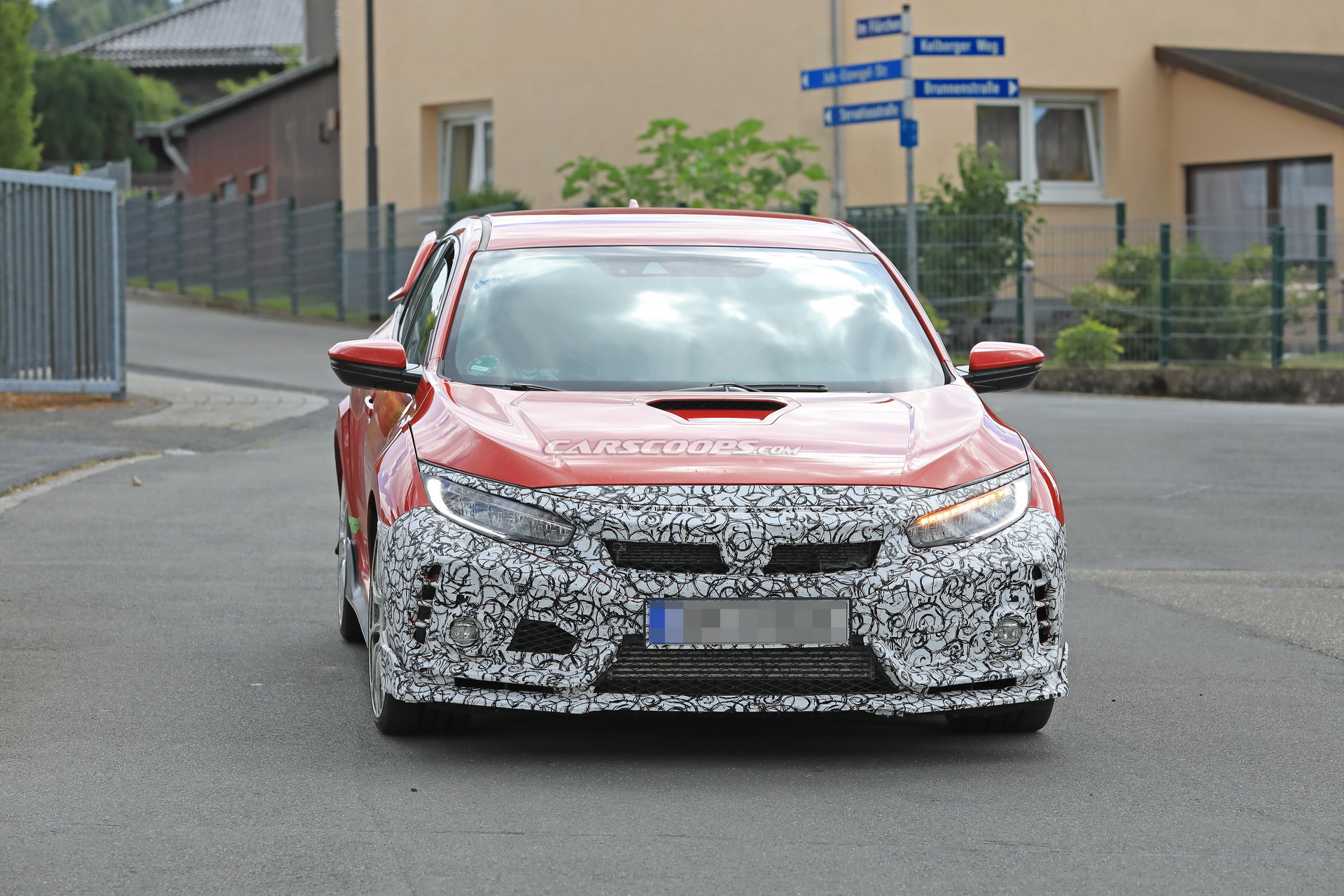 2019 Honda Civic Type R 09 2019 Honda Civic Type R Facelift Spied With New Bumpers And Both Small And Large Rear Wing