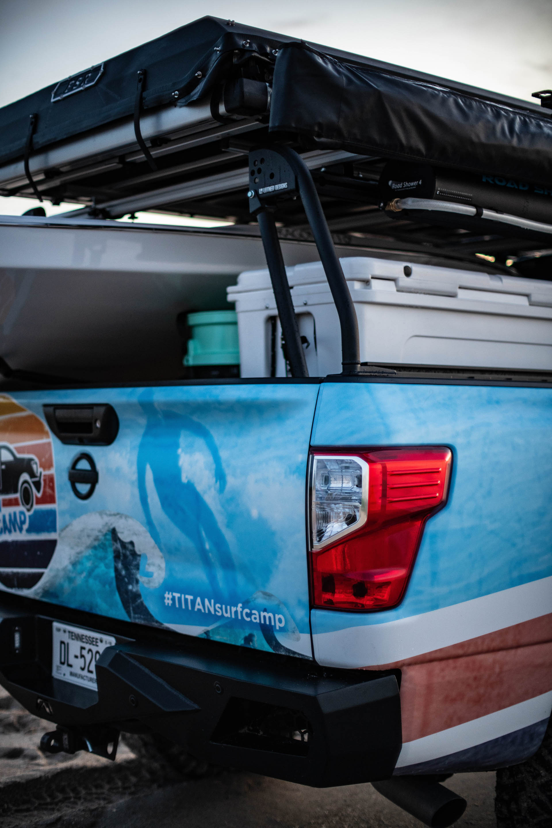 Nissan TITAN XD flexes its beach body as TITAN Surfcamp Nissan Titan Surfcamp Show Truck Heads For The Shore