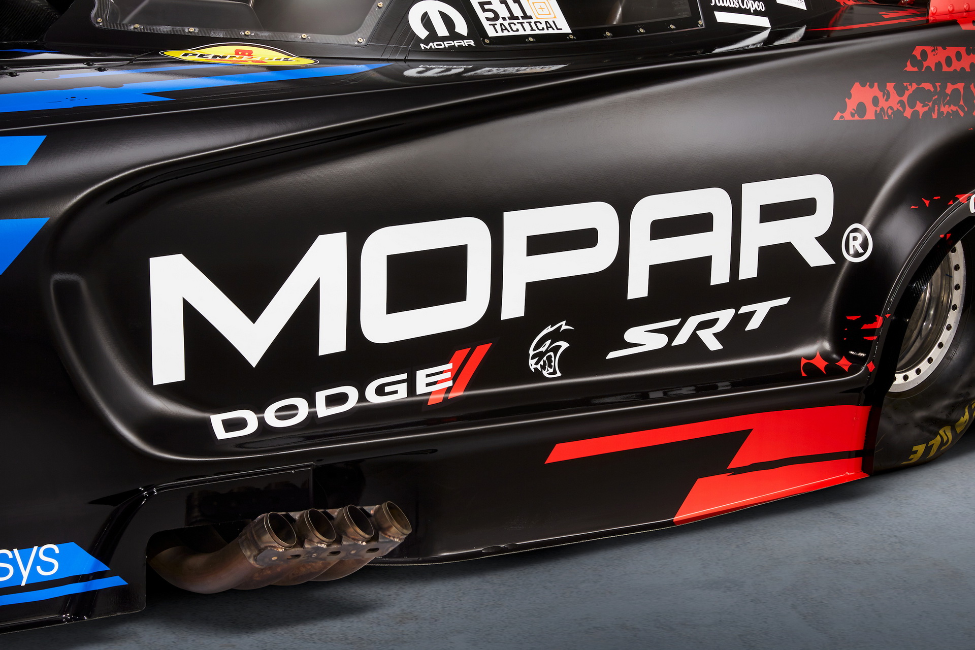 mopar-srt-charger-hellcat-funny-car-6 No Kidding: 2019 Mopar Dodge Charger SRT Hellcat Inspires New Mopar Funny Car