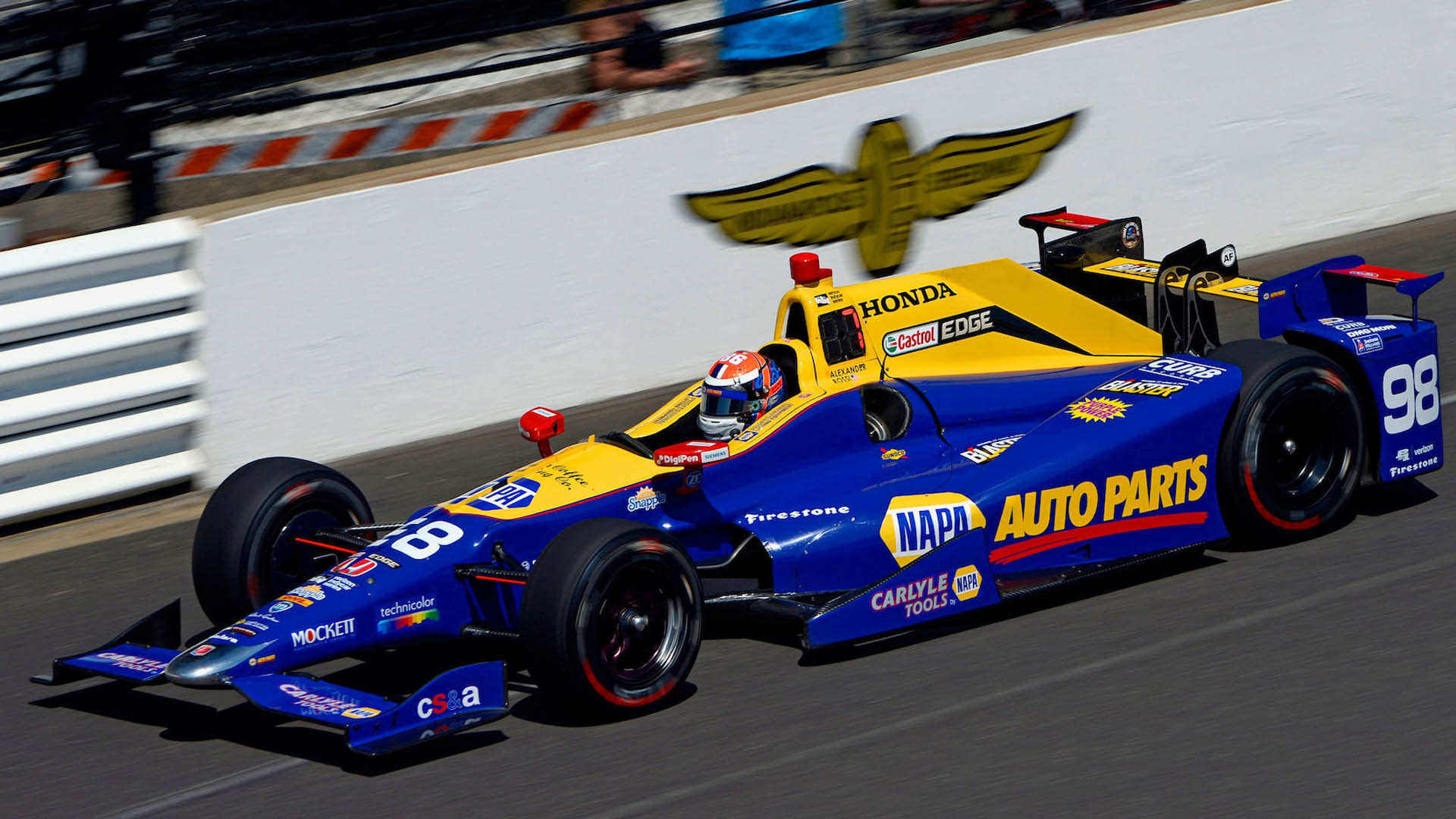 alex-rossi-dallara-honda-dw12-auction-04 100th Indianapolis 500-Winning Car Looking For A New Home
