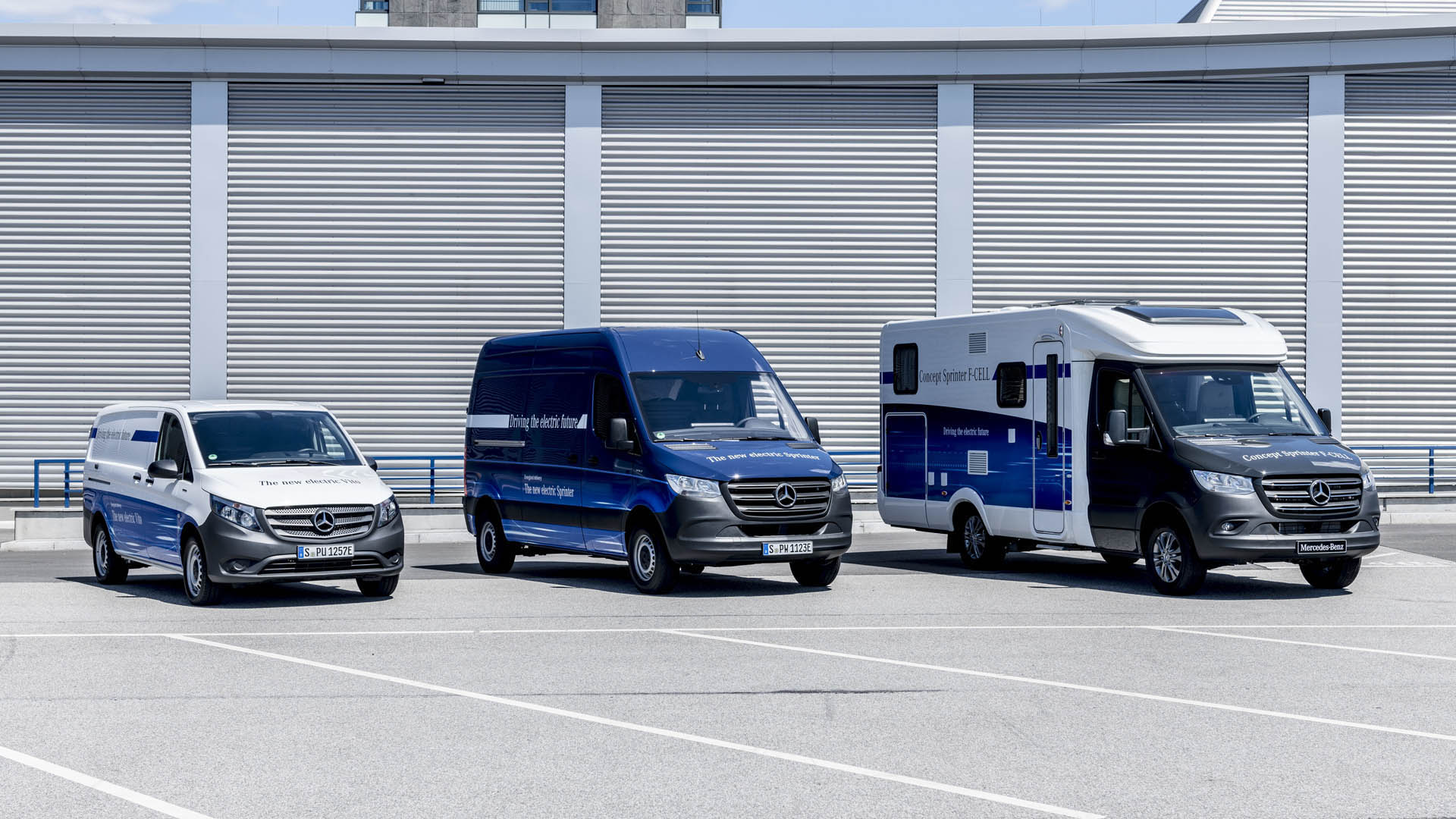 eDrive@VANs next level: Lokal emissionsfreie Mobilität im Praxischeck: eVito und eSprinter fit für den urbanen Einsatz Mercedes Concept Sprinter F-Cell Drops An H-Bomb On The Big Van