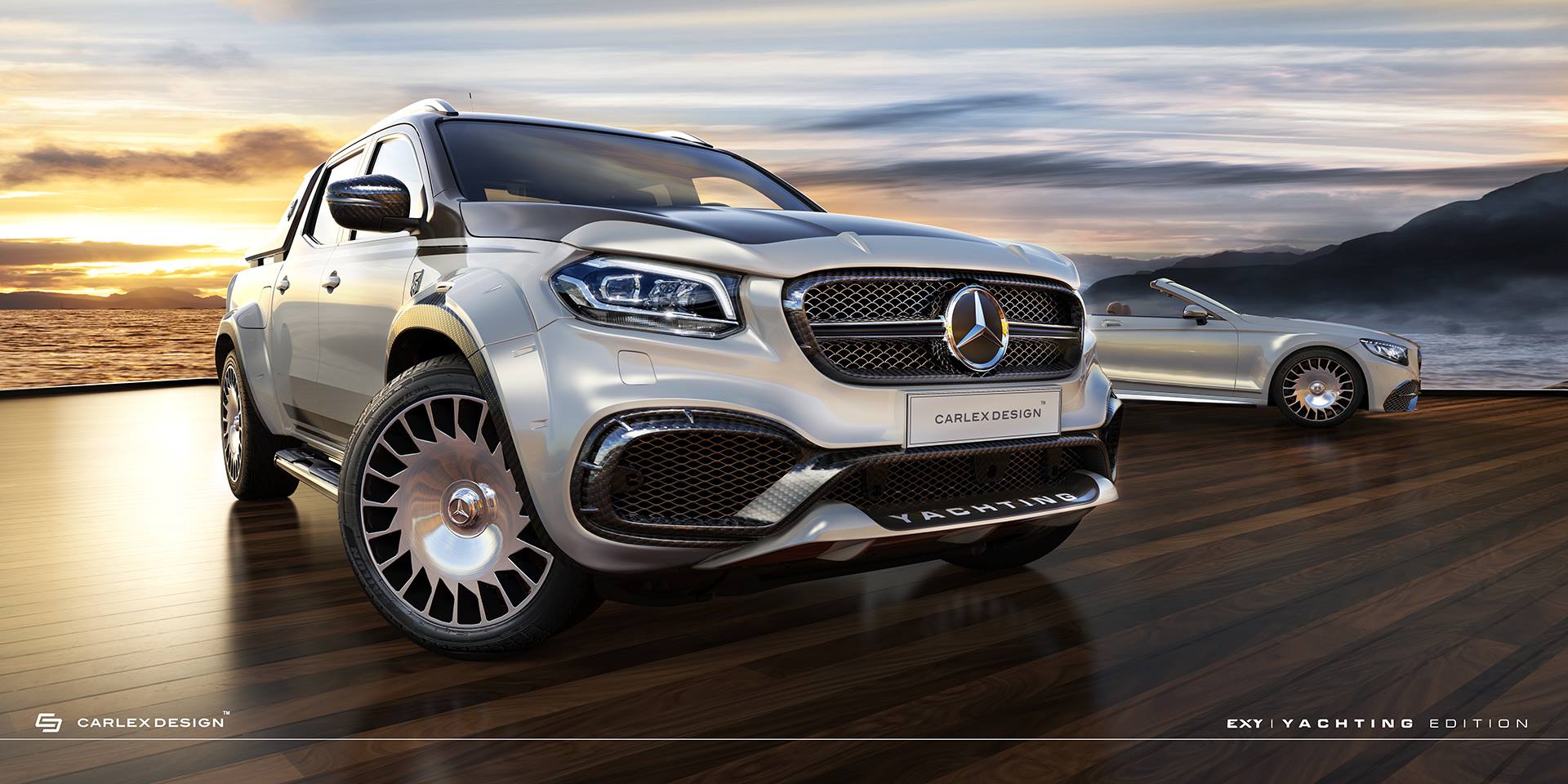 mercedes-benz-x-class-yachting-edition-carlex-tuning-6 Would You Spend $122,000 On A Mercedes X-Class Pickup With Maybach-Inspired Looks?