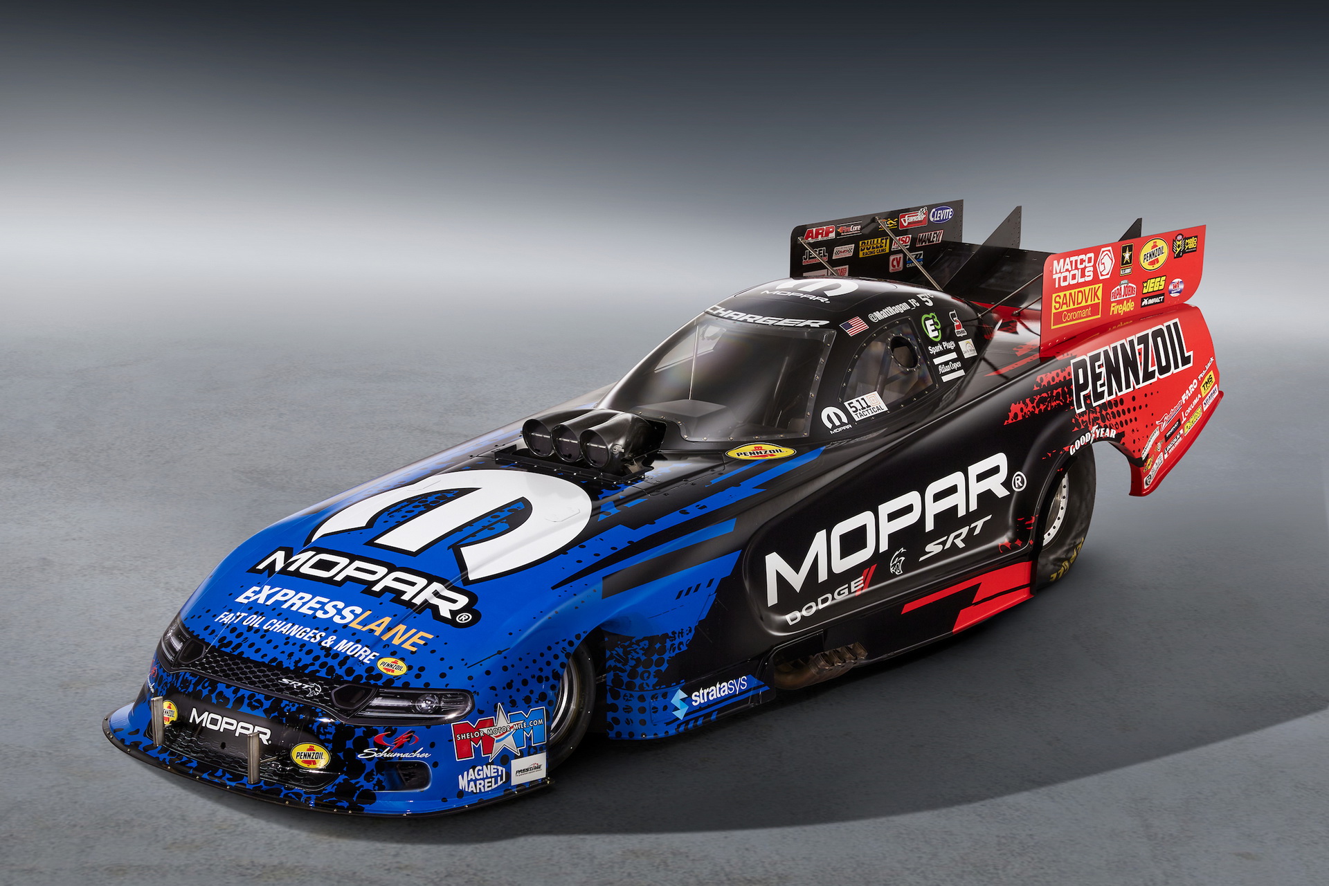 mopar-srt-charger-hellcat-funny-car-5 No Kidding: 2019 Mopar Dodge Charger SRT Hellcat Inspires New Mopar Funny Car