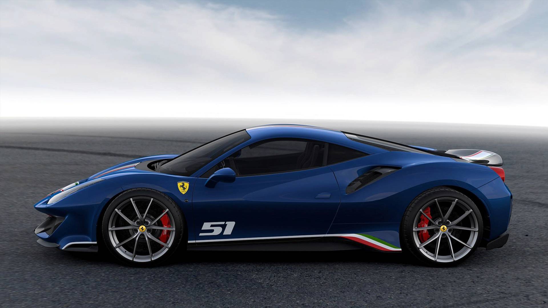 ferrari-488-pista-piloti-ferrari-blu-tour-de-france (2) Ferrari’s 488 Pista Piloti Ferrari Edition Comes In Colors Other Than ‘Resale Red’