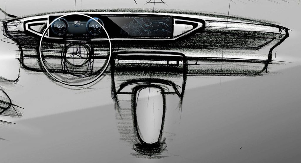  Sketches Reveal Sleek Interior Of 2019 Mercedes-Benz GLE