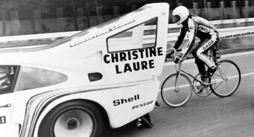  Porsche Once Helped A Cyclist In His Attempt To Set A World Record