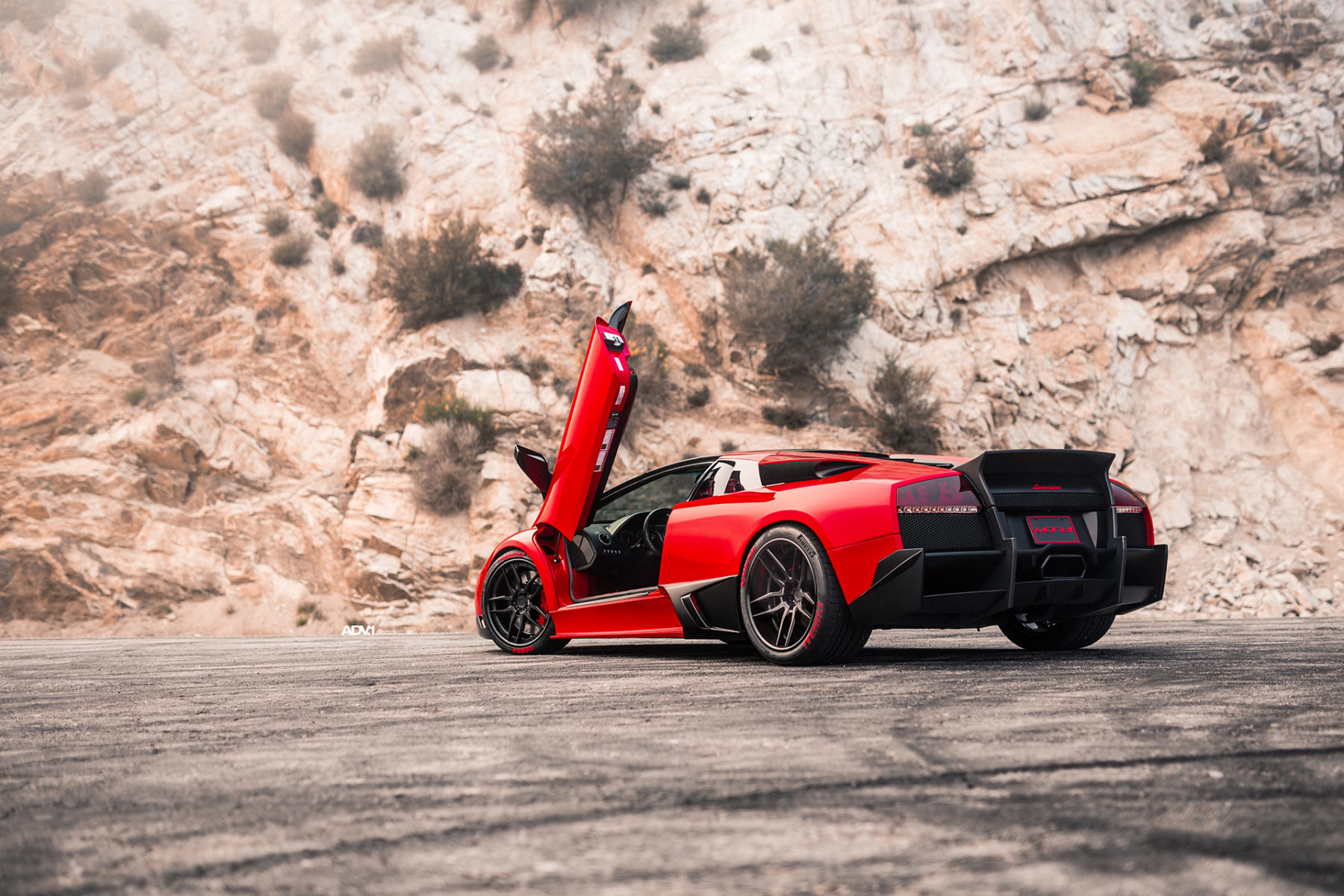 rwd-lamborghini-murcielago-adv-wheels-7 Rear-Wheel Drive Lamborghini Murcielago Lights Up Its Tires With Ease