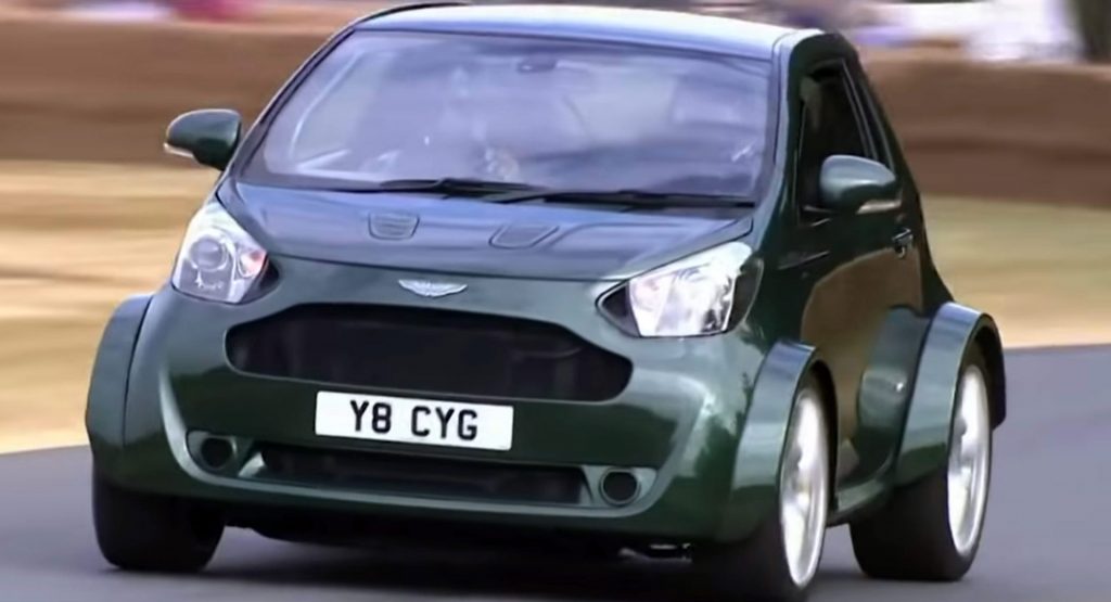  Witness The Aston Martin V8 Cygnet Scurrying Up The Goodwood Hillclimb
