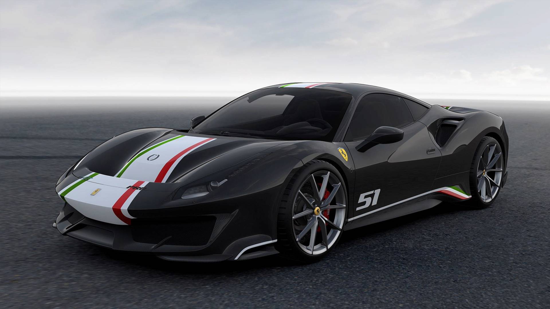 ferrari-488-pista-piloti-ferrari-nero-daytona-1 Ferrari’s 488 Pista Piloti Ferrari Edition Comes In Colors Other Than ‘Resale Red’