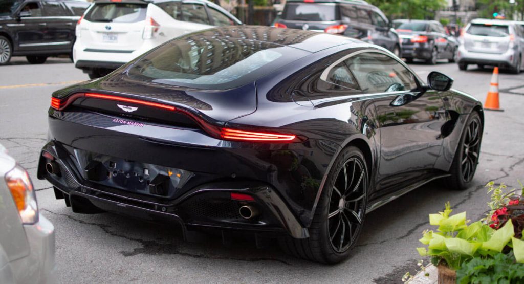  Dark Blue 2019 Aston Martin Vantage Cuts A Dash On The Streets Of Montreal