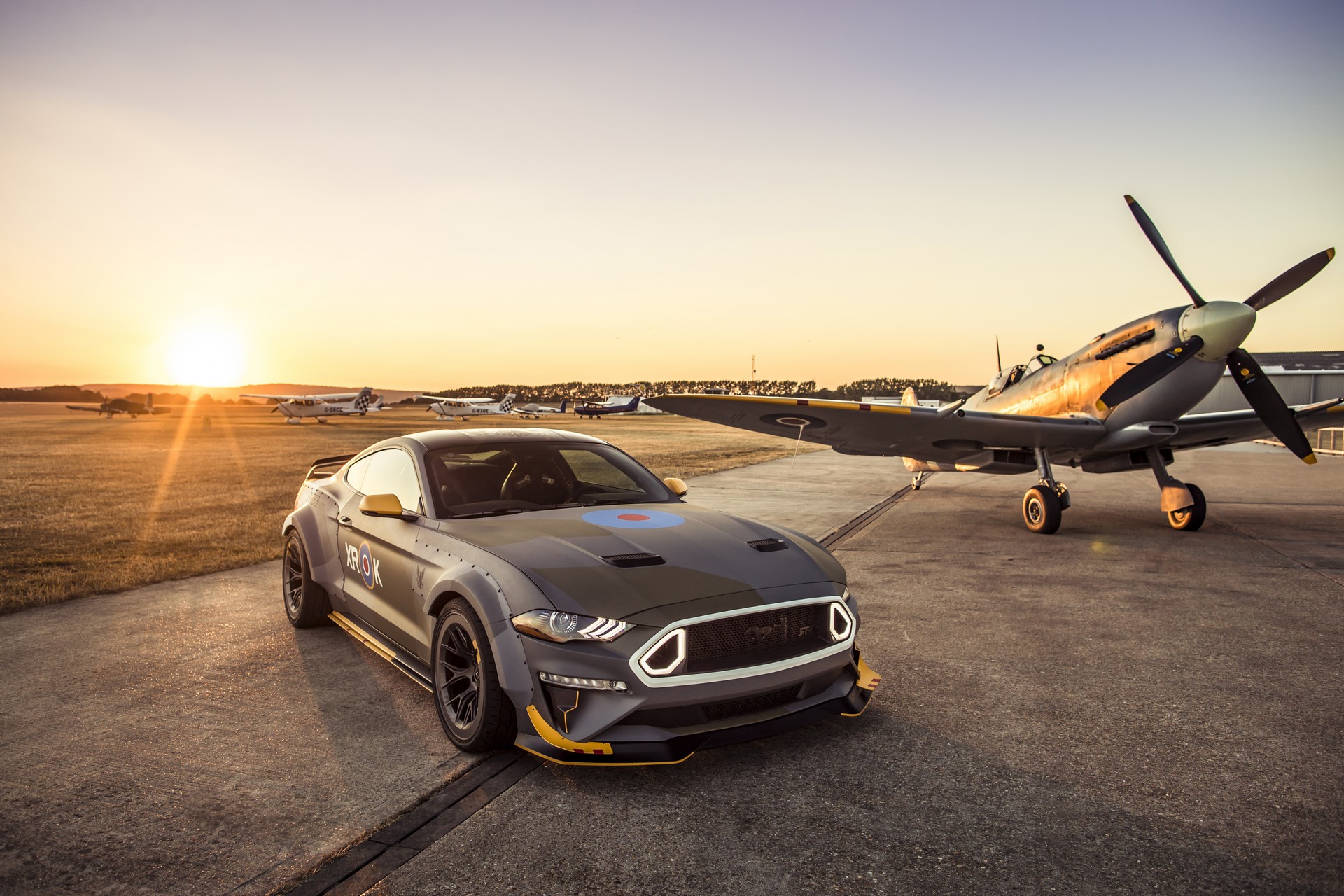 Eagle Squadron Mustang GT-40 700 HP Ford Eagle Squadron Mustang GT Debuts At Goodwood