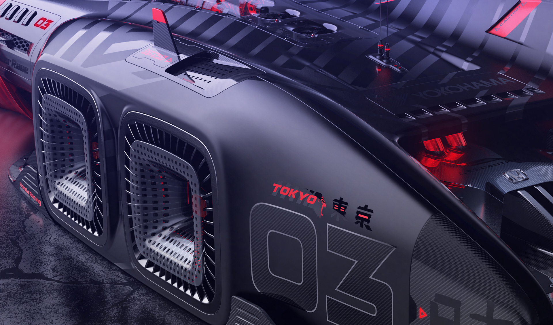 Honda-CyberRace-14 Your Brain Won’t Be Able To Comprehend The 2088 Honda CyberRace Concept